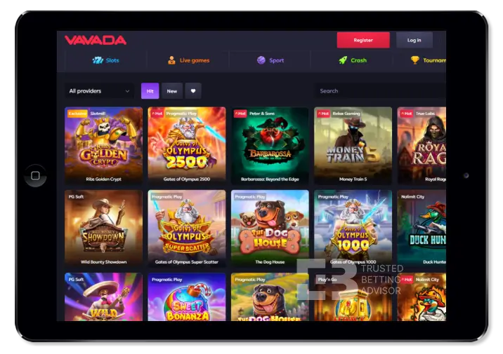 Vavada Mobile Version Tablet