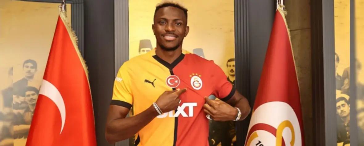 Voctor Osimhen signs up with Galatasaray after a Loan