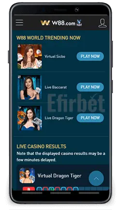 W88 Android Live Dealer Games
