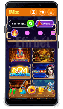 Wazamba Casino Mobile Version