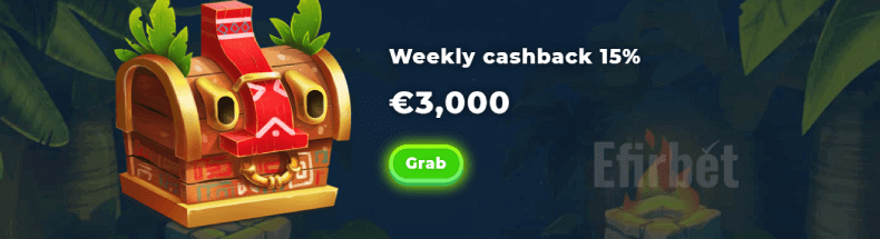 Wazamba Casino Weekly Cashback