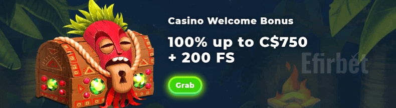 Wazamba Casino Welocme Bonus CA