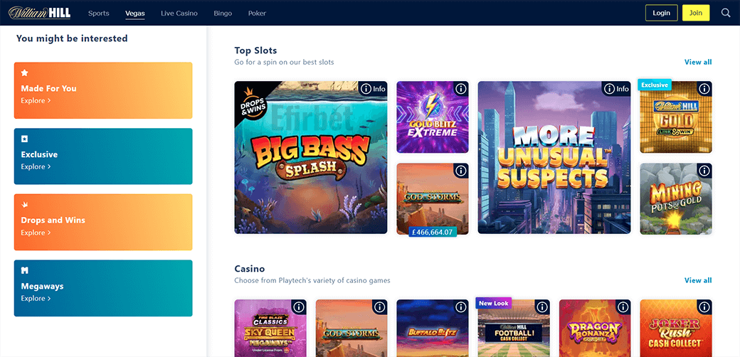 William Hill Casino Games