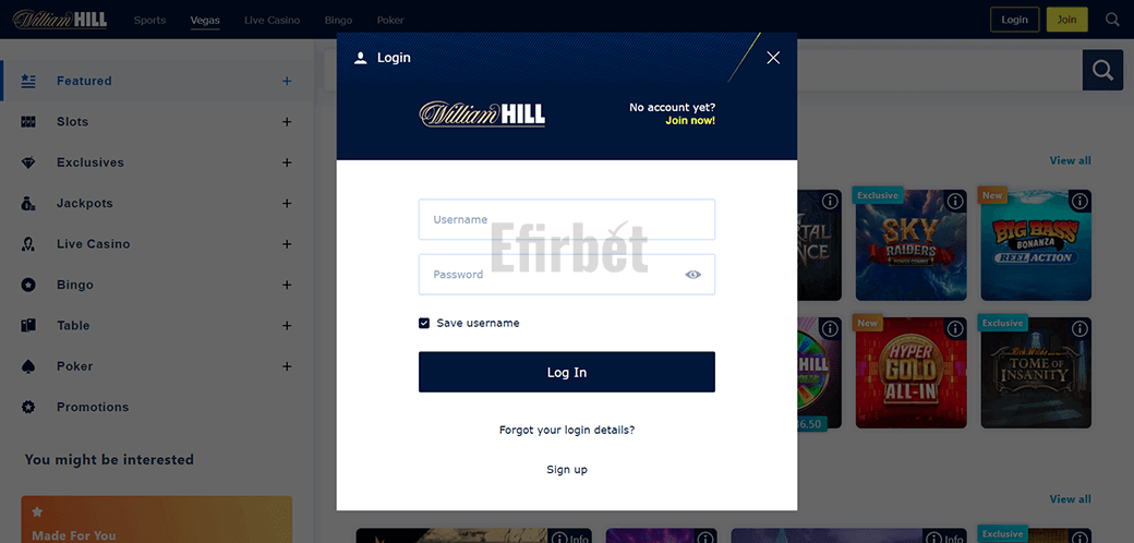 William Hill Login