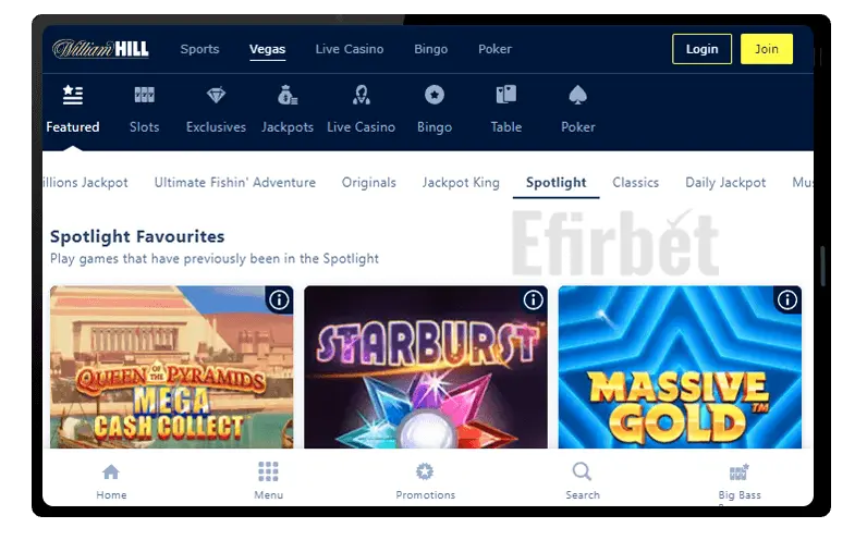 William Hill Mobile Version
