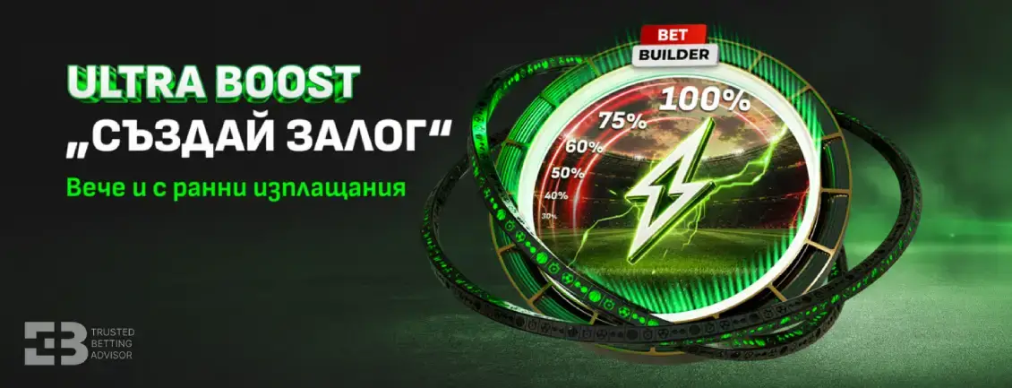 Winbet Ултра Завишен “Създай Залог” до 100%