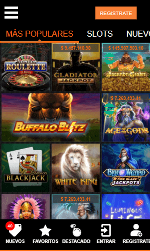 Captura de pantalla móvil de Winner Casino