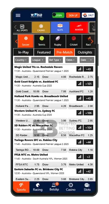 WSB App Sports Betting Android