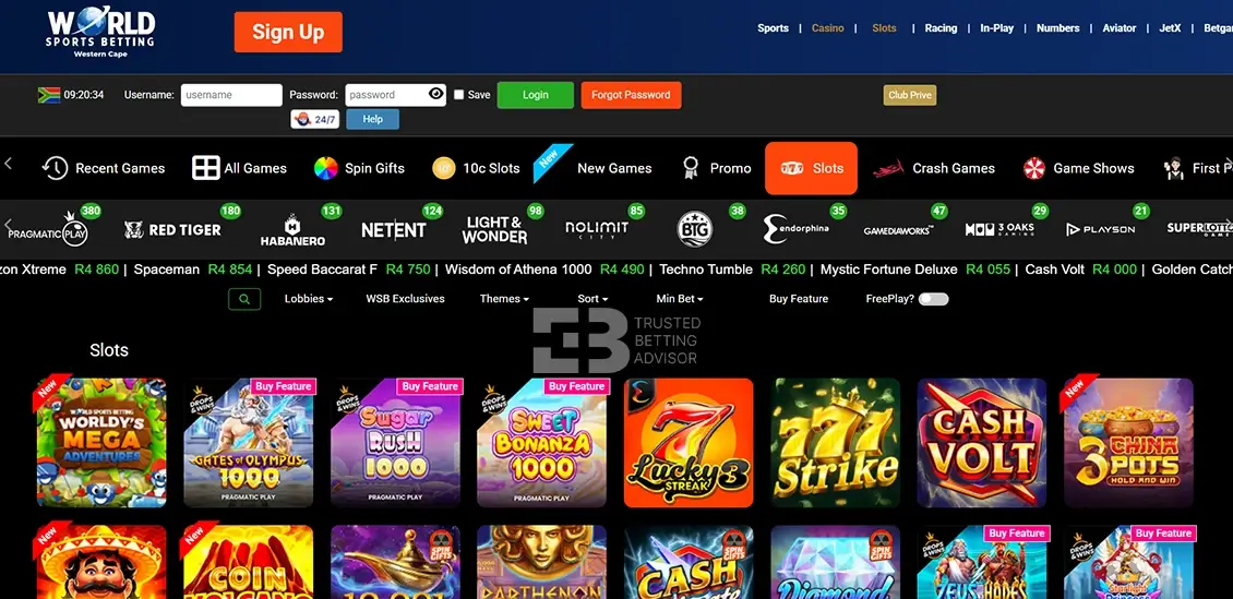 WSB Casino Games