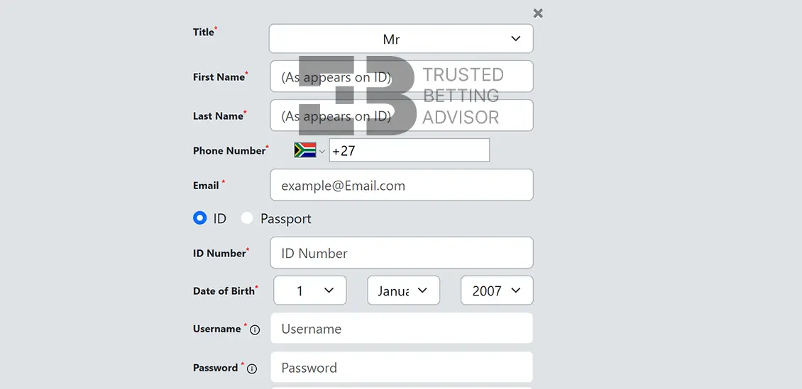 WSB Registration Form