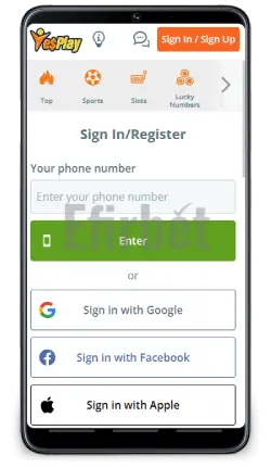 YesPlay login download apk
