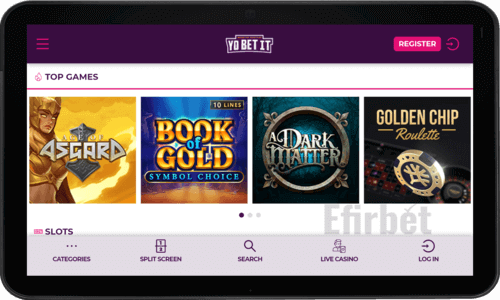 YoBetIt mobile version thru tablet