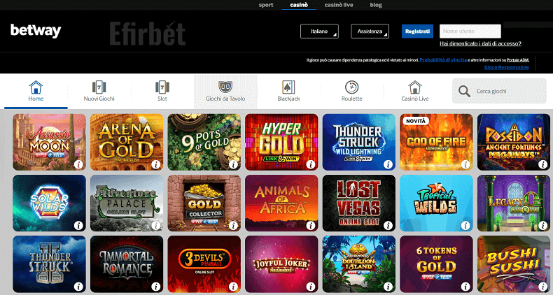Casinò Betway