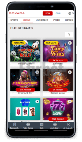 Bovada Casino Mobile App