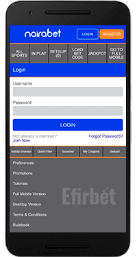 Download Nairabet App For Android