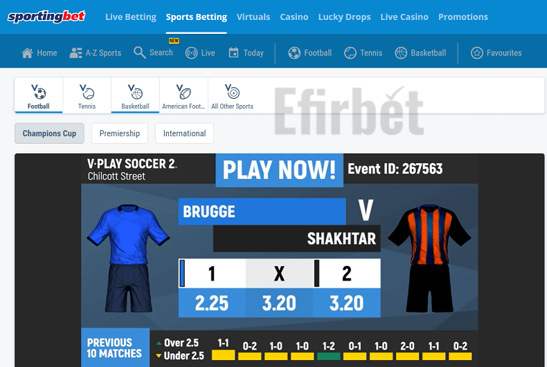 Sportingbet virtual sports betting