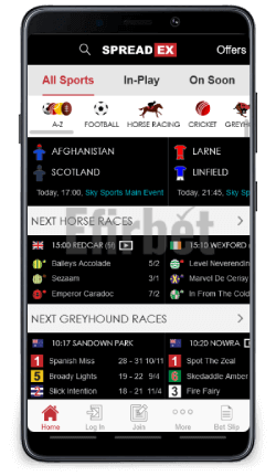 SpreadEx Sports on Android