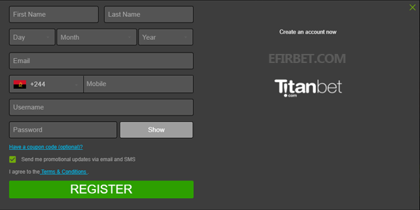 Titanbet Casino Mobile